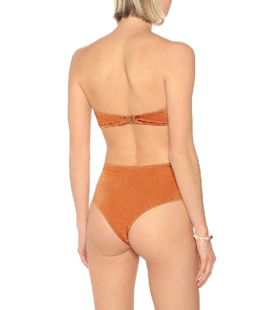 Reina Olga Hutton Bikini Bottoms In Orange