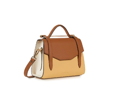 Shop Strathberry Allegro Mini - Caramel/tan/vanilla