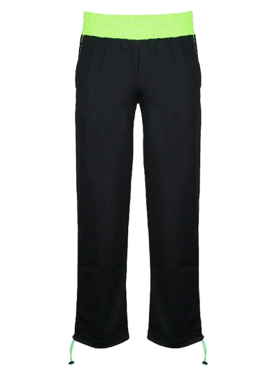 Shop Gcds Wide Tracksuit Pants In Black