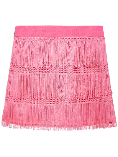 Shop Alberta Ferretti Junior Skirt In Pink