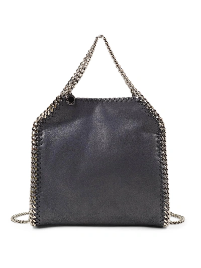 Shop Stella Mccartney Falabella Mini Bag In Dark Blue