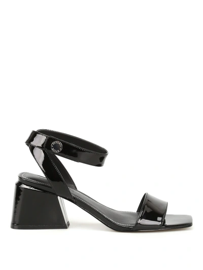 Shop Kendall + Kylie Kyla Patent Leather Sandals In Black