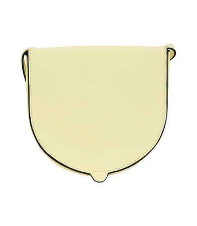 Shop Loewe Pale Lime Small Heel Pouch Bag In Yellow