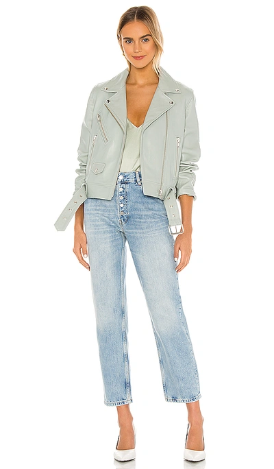 Shop Anine Bing Etta Jean. - In Washed Light Blue