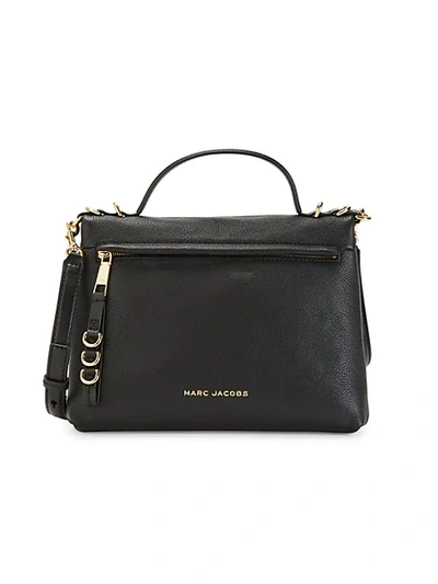 Shop Marc Jacobs The Two Fold Leather Satchel In Coconut