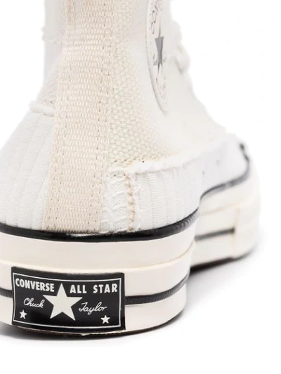 Shop Converse Mono Patchwork Chuck 70 Sneakers In White