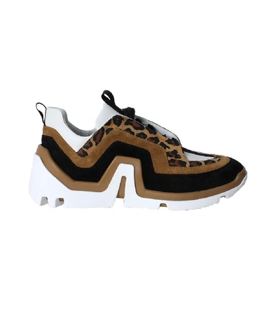 Shop Pierre Hardy Vibe Paneled Sneakers In Leopard