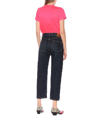Shop Junya Watanabe High-rise Straight Jeans In Blue