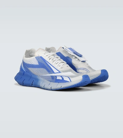 Shop Reebok X Cottweiler Zig 3d Storm Sneakers In Blue