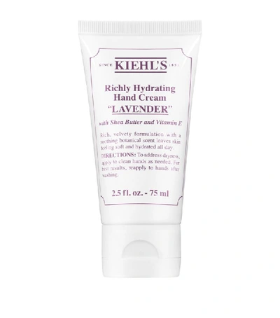 Shop Kiehl's Since 1851 Kiehl's Richly Hydrating Lavender Hand Cream In White