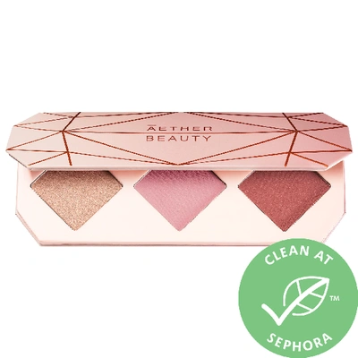 Shop Aether Beauty Crystal Charged Cheek Palette Ruby 0.3 oz/ 9 G