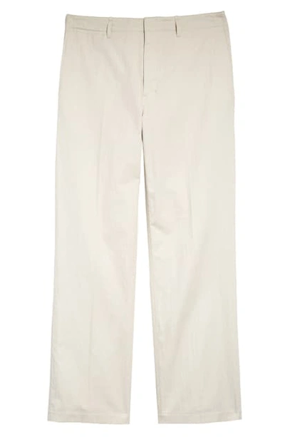 Shop Lemaire Straight Leg Chino Pants In Caviar