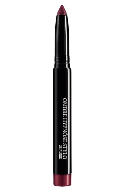Shop Lancôme Ombre Hypnose Stylo Eyeshadow In Rubis