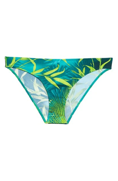 Shop Versace Jungle Print Bikini Bottoms In Green And Print