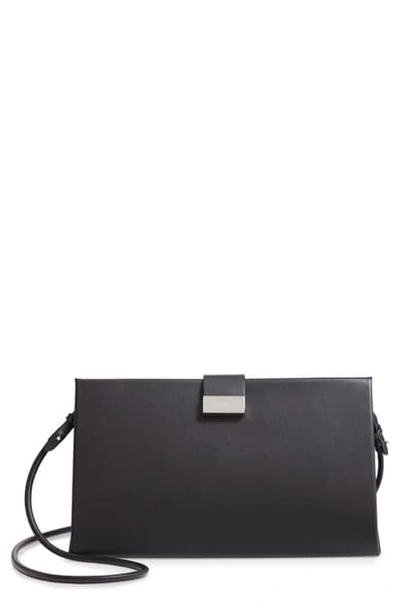 Shop Medea Lay Low Leather Bag In Black