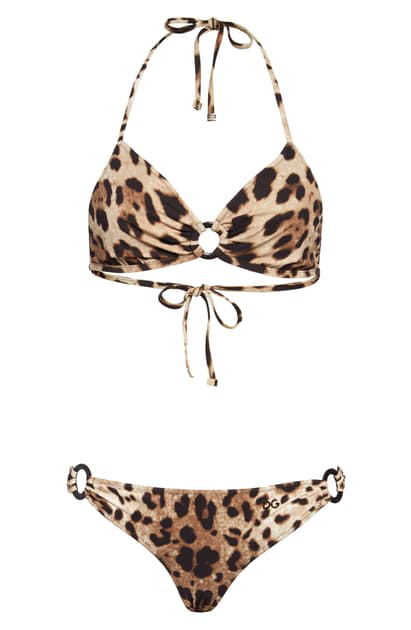 dolce gabbana leopard bikini
