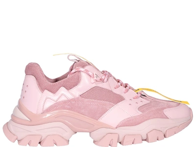 Shop Moncler Leave No Trace Sneakers In Pink