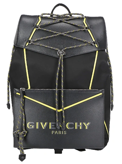 Shop Givenchy Backpack In Black/yellow