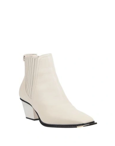 Shop Jimmy Choo Ankle Boot In Ivory
