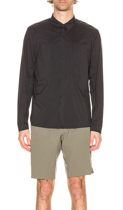 Shop Arc'teryx Demlo Overshirt In Black