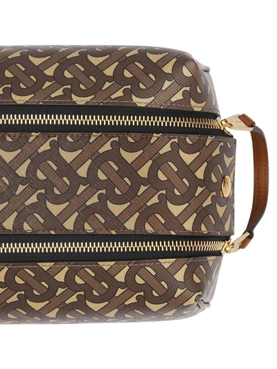 Shop Burberry Monogram Travel Bag In Brown