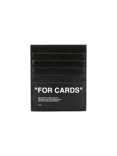 Shop Off-white Silver Quote Cardholder