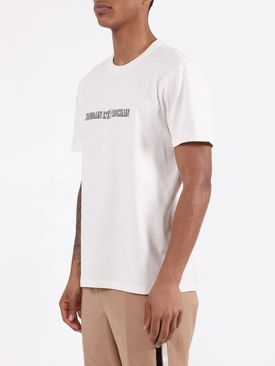 Shop Ami Alexandre Mattiussi Next Summer Logo T-shirt In White