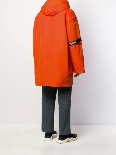 Shop Raf Simons X Templa Ski Jacket Red