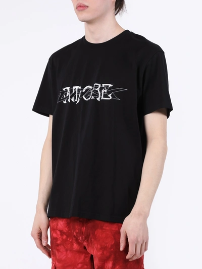 Givenchy Amore-print Cotton-jersey T-shirt In Black | ModeSens