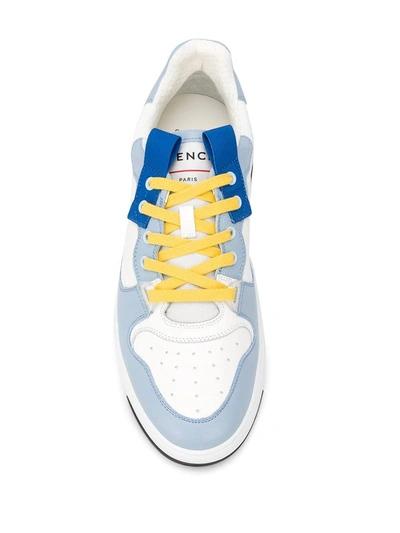 Shop Givenchy Blue Wing Lot-top Sneaker