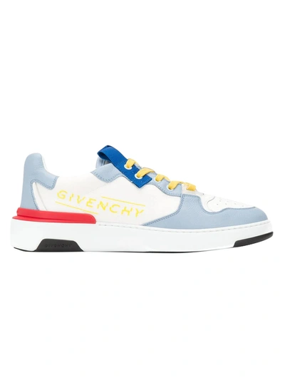 Shop Givenchy Blue Wing Lot-top Sneaker