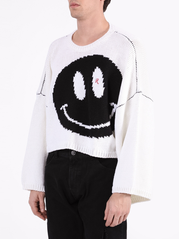 raf simons smiley jumper