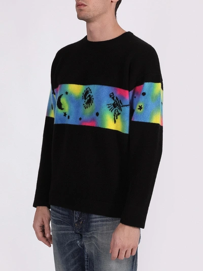 Shop The Elder Statesman Galactic Dye Rambler Sweatshirt