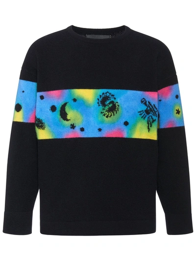 Shop The Elder Statesman Galactic Dye Rambler Sweatshirt