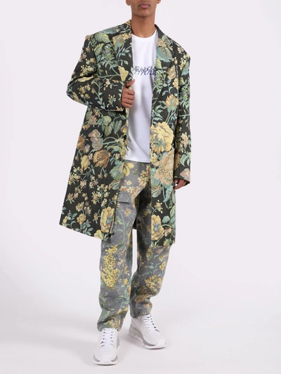 Shop Givenchy Floral Multicolored Cargo Pants