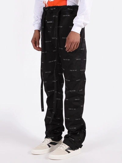 Shop Fear Of God Relaxed-fit Cargo Pants In Black