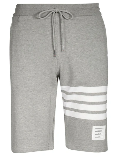 Shop Thom Browne Light Grey Classic Shorts