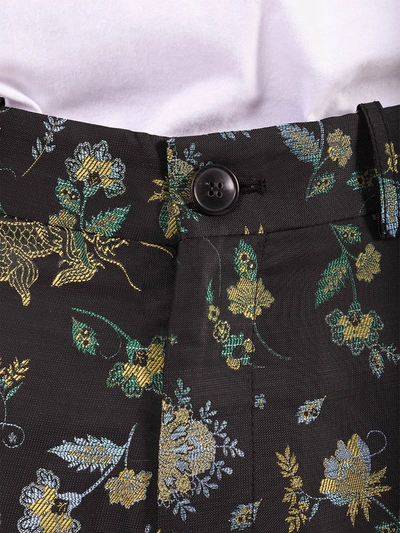 Shop Martine Rose Floral Dragon Print Pants