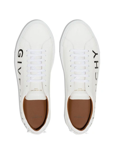 Shop Givenchy Urban Steel Logo Sneaker White