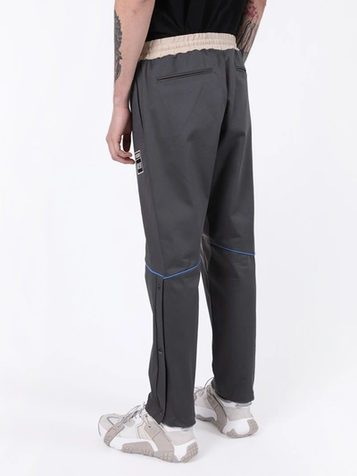 Shop Puma X Rhude Dark Shadow Drawstring Track Pants In Grey