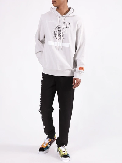 Shop Vetements Gothic Print Jogger In Black