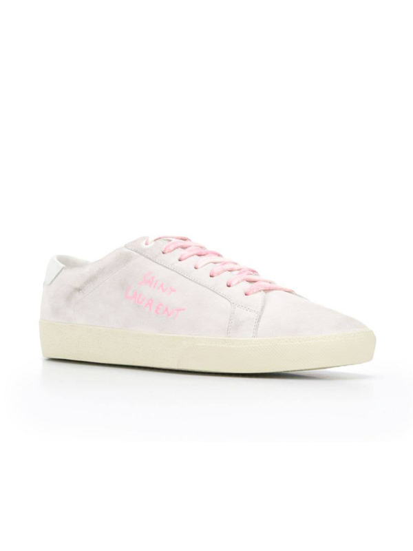 pink saint laurent sneakers