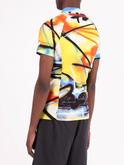 Shop Off-white Futura Spray Cycling T-shirt In Multicolor
