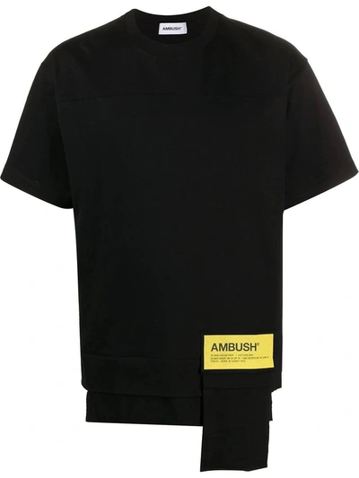Shop Ambush Waist Pocket Logo T-shirt In Black