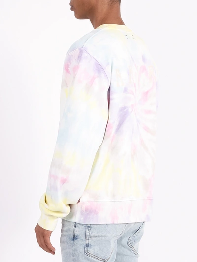 Shop Amiri Tie-dye Long-sleeve Sweatshirt In Multicolor