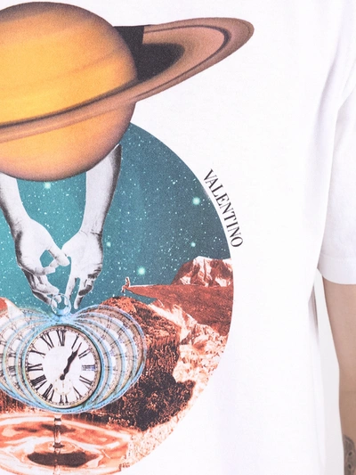 Shop Valentino Multicolored Soul Planets T-shirt Saturn