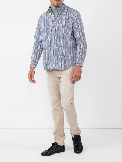 Shop Holiday Striped Shirt In Blue