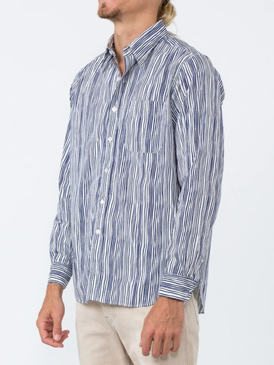 Shop Holiday Striped Shirt In Blue