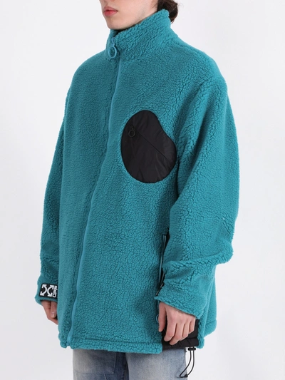 ジャケット・アウター OFF-WHITE  EQUIPMENT FLEECE JKT PETROL OFF-WHITE EQUIPMENT FLEECE JKT PETROL