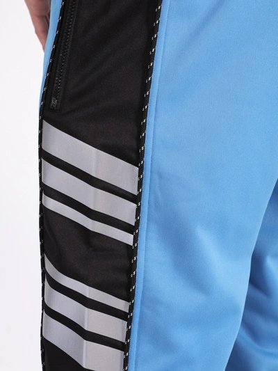 Shop Givenchy Blue & Black Panel Sweatpants